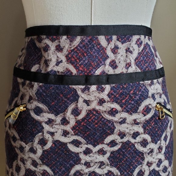 NWOT Etcetera Printed Pencil Skirt Small - Picture 2 of 16